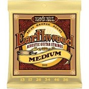 Resim Ernie Ball P02002 Earthwood Medium 80/20 Bronze 0.13 - 0.56 Akustik Gitar Teli 