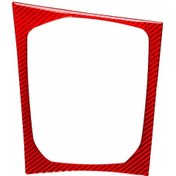 Resim 2019-2024 Bmw 8 Serisi G14 Soldan Direksiyonlu Merkezi Kontrol Vites Değiştirme Paneli Çerçeve Etiketi Kırmızı 1 Adet 