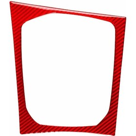 Resim 2019-2024 Bmw 8 Serisi G14 Soldan Direksiyonlu Merkezi Kontrol Vites Değiştirme Paneli Çerçeve Etiketi Kırmızı 1 Adet 