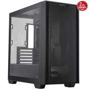Resim A21 Temperli Cam USB 3.0 mATX Mesh Siyah Mid Tower Kasa Asus