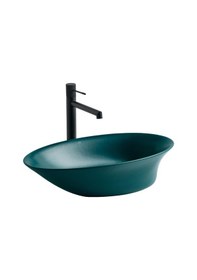 Resim Lena Eh -4610My Tezgah Üstü Lavabo Mat Yeşil 