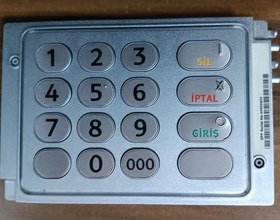 Resim NCR 5815 009-0027345 Bankamatik ATM Tuş Takımı 
