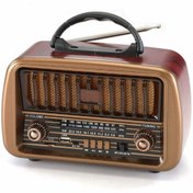 Resim A&T Emporium Yediserler Klasik Nostalji Radyo (NS-8067BT) 