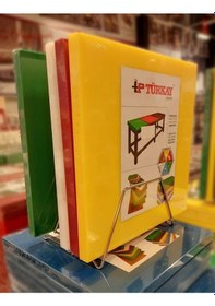 Resim Türkay Plastik Polietilen Kesme Tahtası 50x35x2cm Kırmızı 