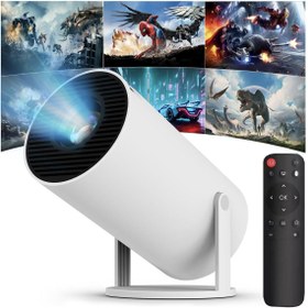 Resim UpWay HY300 Ultra HD 1280x720 Piksel 1800 Lümen HDMI Multimedia Projeksiyon Cihazı 