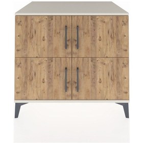 Resim Kronos Şifonyer 3 Raflı 4 Kapaklı 88x59x80 Aytaşı-çam Aytaşı 