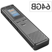 Resim Createtech K66 Ses Kaydedici: 64gb Hafıza, 288 Saat Kayıt, 20 Saat Pil, Wav/mp3 Desteği 