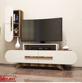 Resim Variant Rose Duvar Raflı Tv Ünitesi 