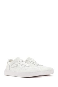 Resim ALBERTO GUARDIANI Erkek Beyaz New Era Bağcıklı Deri Sneaker G03M100026 