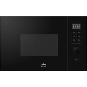 Resim Millen Mikrodalga Fırın 20L Kapasite 1000 W Buz Çözme Fonksiyonu ile Siyah Renk 