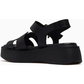 Resim Mammamia Kadın Deri Günlük Sandalet 26y D26ys-2915 Siyah Siyah 