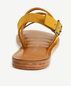 Resim Yargıcı Çok Bantlı Deri Sandalet 25ykay4089x 042 Sari 