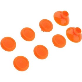 Resim Suntek Sony PS4/Slim Kontrolcü İçin 8in1 Thumb Grip Thumbstick Joystick Kapağı Turuncu 