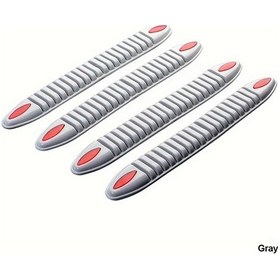 Resim Userfriendly11 Gri 4 Adet Araba Tampon Koruyucu Silane Çizik Önleyici Kauçuk Dudak Bölücü 