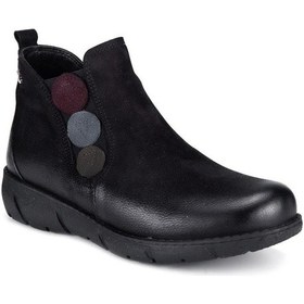 Resim Venüs 1953755K Kadın Deri Lastikli Fermuarlı Kısa Bot 