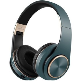 Resim Agoodshop Mp3 Çalar Gürültü Önleyici Kulaklıklar Blutooth T8 Ses Kablosu İle Katlanabilir Bluetooth Kul 