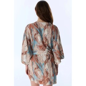 Resim Penti Renkli Janet Kimono 