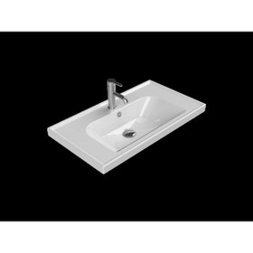 Resim TURKUAZ Cerastyle Turkuaz Frame Etajerli Lavabo 80 X 45 cm 