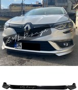 Resim SML Dizayn Renault Megane 4 2016 Ön Ek Plastik Boyasız Megan-megane 4 Ön-bodykit-karlık-ek-lip 