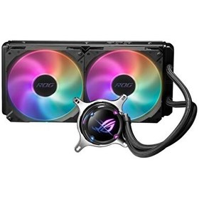 Resim Asus ROG Strix LC II 280 ARGB Aura Sync Dual ROG 140MM Adreslenebilir RGB Fan Sıvı CPU Soğutucu V2 Asus