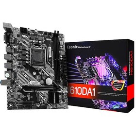 Resim Esonic H610DA1 Intel H610 3200 MHz DDR4 Soket 1700 mATX Anakart 
