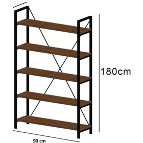 Resim Wood House - Inci Telli Kitaplık - Beyaz 