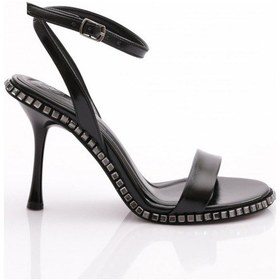 Resim Dgn 2414 Kadin Taş İşli Topuklu Abiye Ayakkabi 2414-2219-R1534 