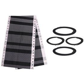 Resim Ankatek Yedek Suntek Siyah Recliner Kumaş Halat Gri Çim Bahçe Arka + Qs Gri - Siyah Gri - Siyah 