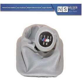 Resim Bmw E30 Topuzlu Vites Körüğü 5 İleri Gri -///M- 