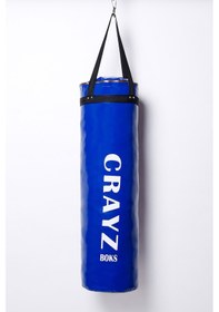 Resim 100x30 İçi Dolu Boks Kum Torbası + Tavan Askı Aparatı Mavi Çok Renkli 