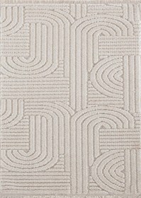 Resim Dekhera Lizbon Parlak Bukle Halı 1662 Krem - 200X290 