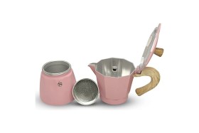 Resim Feyza Design Sarı Renkli 6 Kupa Moka Pot, Şık ve Kullanışlı Kahve Demleme Seti 