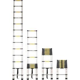 Resim Saraylı Teleskopik Merdiven 13 Basamak 3.80 Metre 