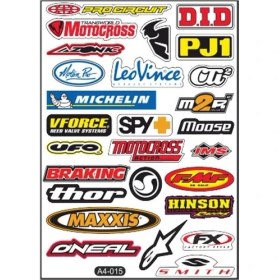 Resim A4 Sticker 015 Tek Paket Çoklu Sticker 