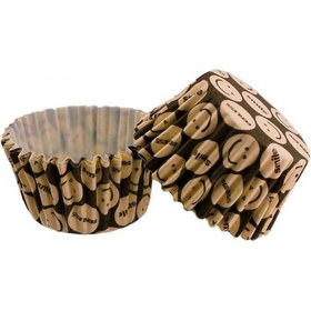 Resim Cupcake Kalıbı Pet Kapsül Kek Kalıbı 48X34 Mm 100 Adet Emoji 