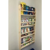 Resim Turco Mobilia Kitaplık, Çocuk Odası Eğitici Kitaplık, Ahşap, Bebek, Çocuk Odası, Montessori Ahşap Duvar Rafı 