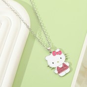 Resim Sanrio Hello Kitty Kolye Kolye - Sevimli Hayvan Temalı, Alaşım, Kaplama Yok, Günlük & Hediye Kullanımı, Tüm Mevsimler için Uygun 