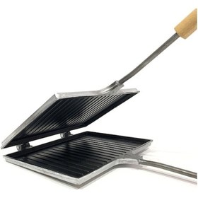 Resim Taşhan T-0082 İçi Teflonlu Ocak Üstü El Tost Makinesi-23x17.5 CM 