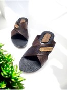 Resim Gezer Erkek Çapraz Bant Rahat Taban Ev Ve Dışarı Terliği 