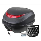 Resim PROMOT REXX 32 LT KARBON SIRT DAYAMA DETAYLI MOTOSİKLET ÇANTASI 