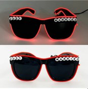 Resim Yeahuıauto Led Kalpli Çift Güneş Gözlüğü - Yeni Evliler İçin Romantik Hediyeblack51gri Gri 