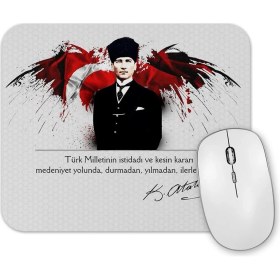 Resim Baskı Dükkanı Atatürk 3 Mouse Pad 