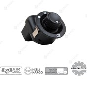 Resim Renault Megane 2 Dikiz Ayna Ayar Düğmesi Katlanır 2003-2008 