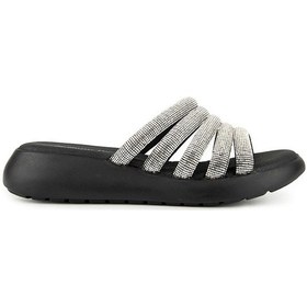 Resim Muya Laki Anatomik Taban Kadın Terlik Siyah 