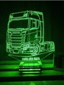 Resim Lamp Scania, Truck, Driver, Personalized 3D Lamp 