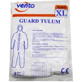 Resim SELFBUYSELL VENTO XL GUARD KORUYUCU TULUM BEYAZ - HAFİF - NON-WOVEN KUMAŞ BOY: 179-187CM - GÖĞÜS: 108-115CM (532 