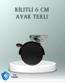 Resim Mey İthalat Zemin Korumalı 6 Cm Kilitli Döner Ayak Diğer 