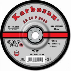 Resim Karbosan İnox Taşlama Taşı 180X6,4X22 Mm 