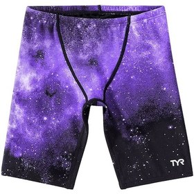 Resim Tyr Durafast Elite Erkek Çocuk Jammer Mayo - Starborne Mor - Siyah 