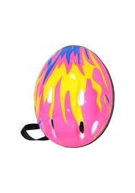 Resim Renkli Çocuk Kask Pembe 